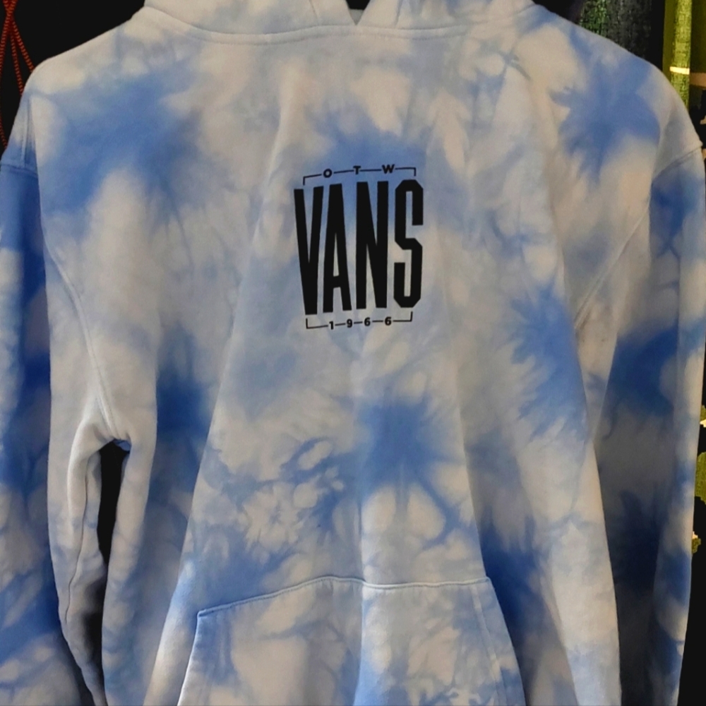 Vans Blue Tie-Dye Hoodie